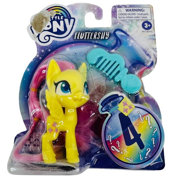 5 for $25| My Little Pony Fluttershy Potion Pony Yellow Figure With Accessories - Picture 1 of 5